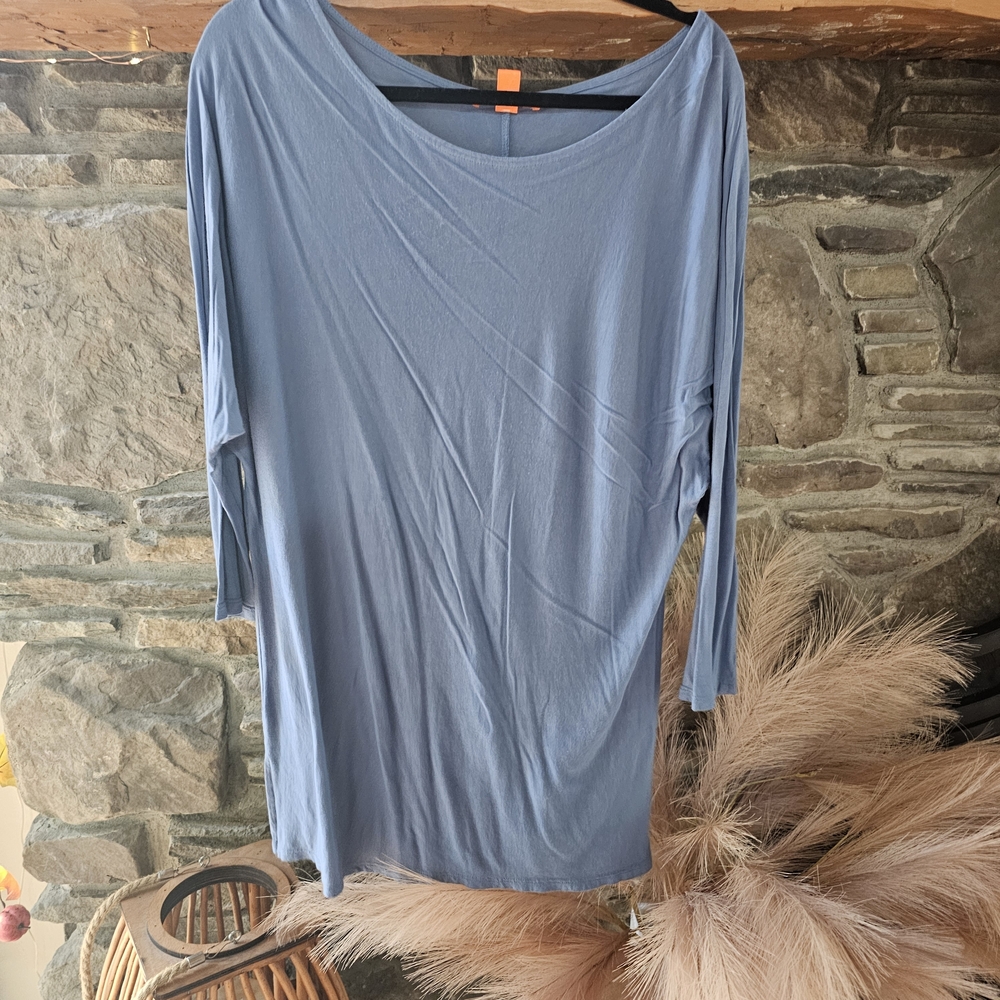 Joe Fresh Women's Long Sleeve Top in Slate Blue